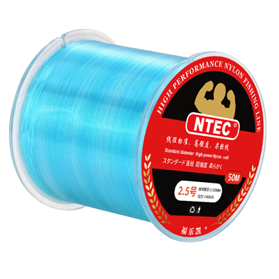 Muti-สีความแข็งแรงสูงไม่-สายตกปลาไนลอนลื่นสายตกปลาไนลอนแบบเส้นใยเดี่ยวสำหรับผู้ชื่นชอบการตกปลา