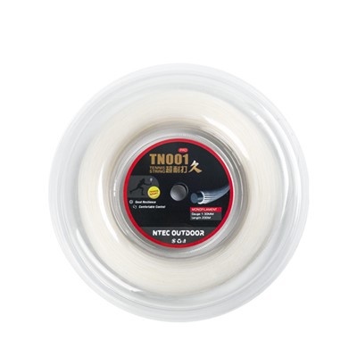 สายเทนนิสโพลีเอสเตอร์ระดับพรีเมียม TP8600 - ส่วนหกเหลี่ยมเพื่อการหมุนและความทนทาน